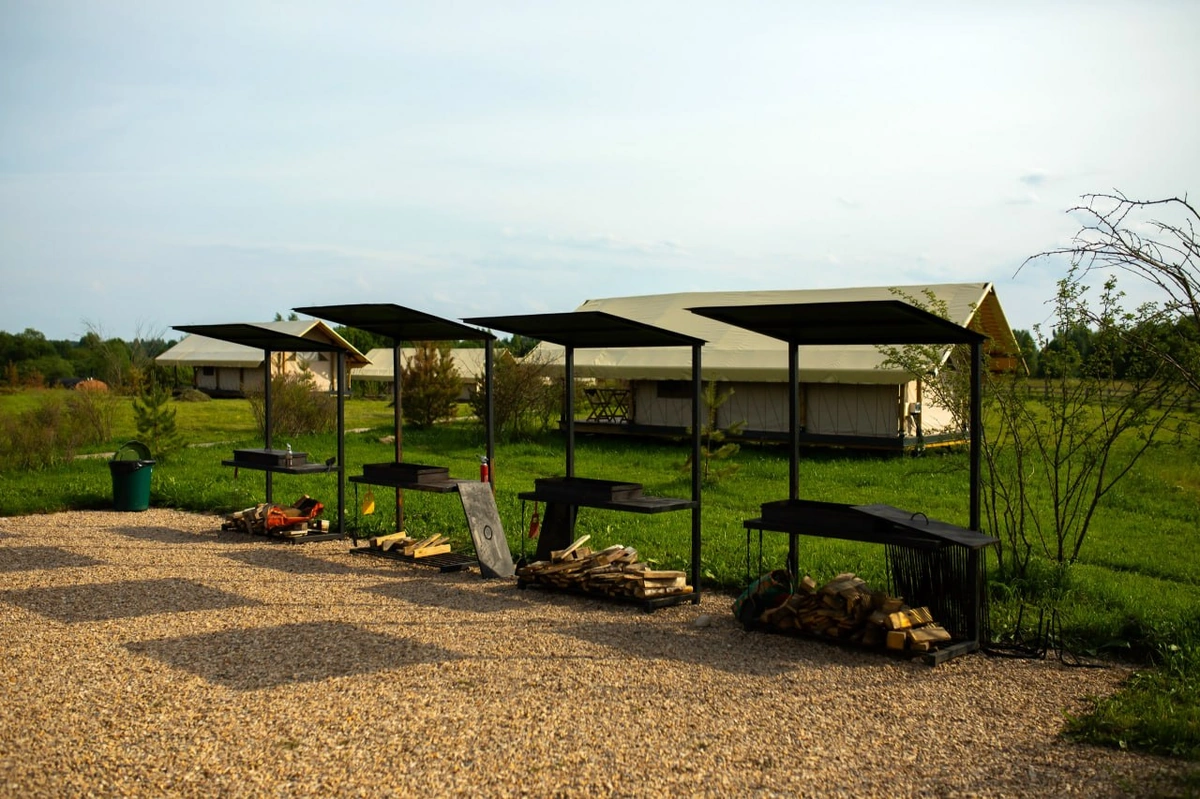 Носороги, глэмпинг