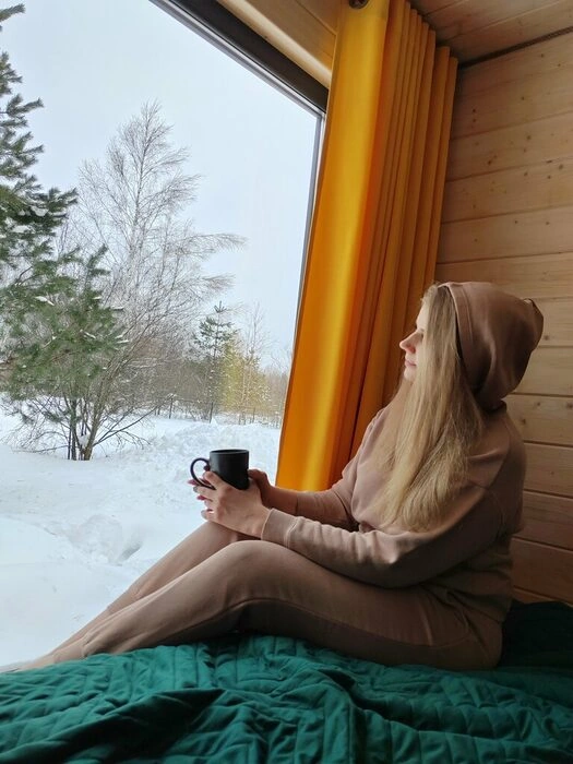 Клюква, лесной глэмпинг